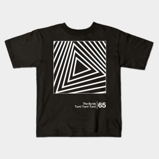 The Byrds / Minimalist Graphic Design Artwork Kids T-Shirt